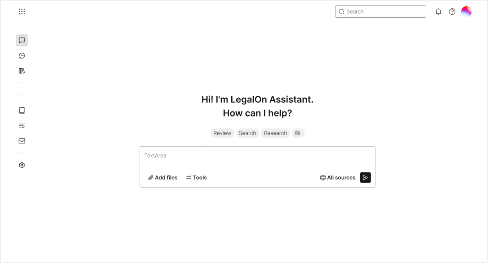 直感的なAIチャットインターフェース