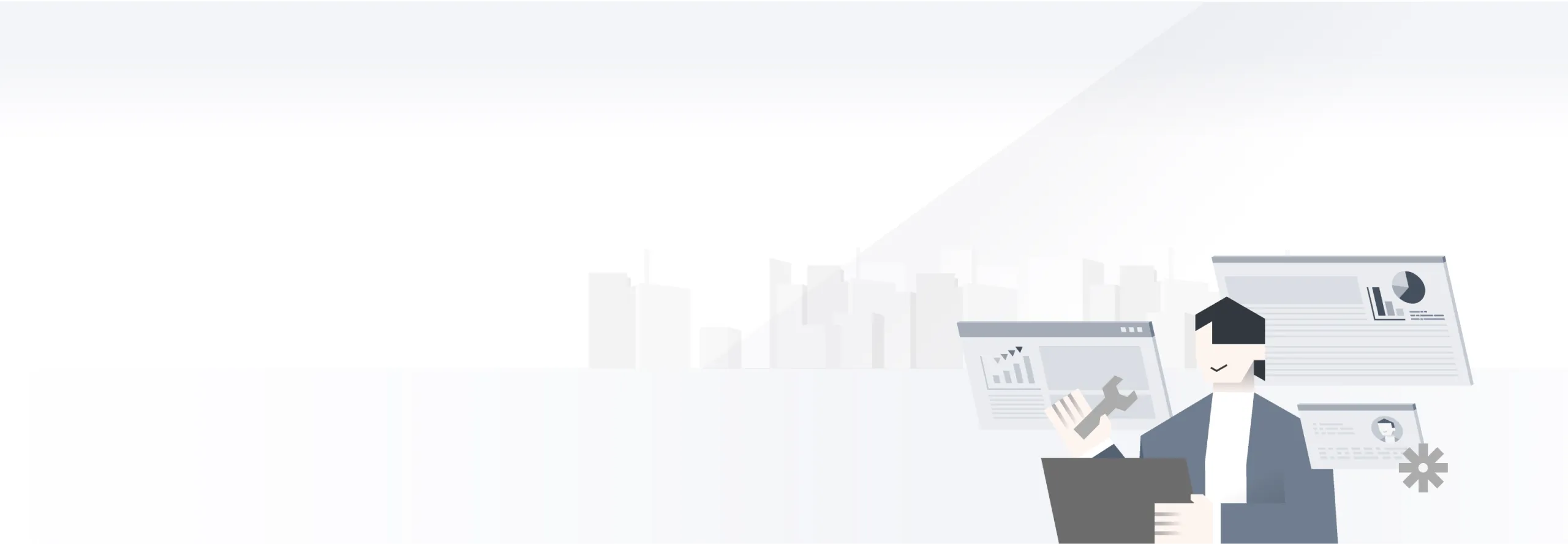 業界特化型ページファーストビュー背景画像